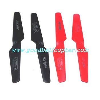 mjx-x-series-x200 ufo parts blades (red color + black color)